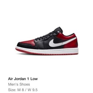 Nike Air Jordan Low Red/Black